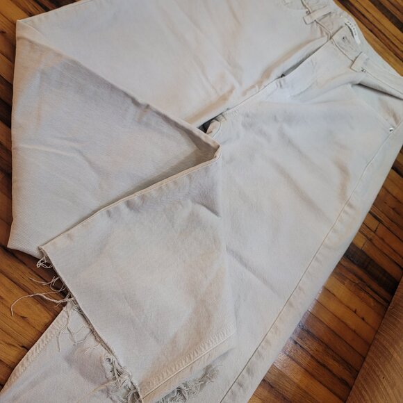 Pacsun 90's Boyfriend Jean, off white, size 27 - Picture 5 of 6